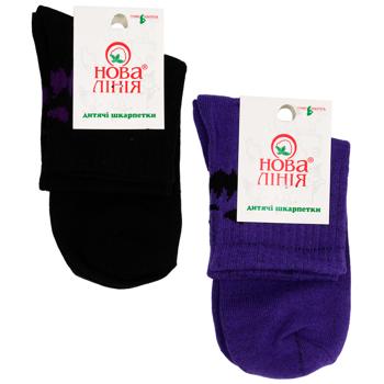 Sock Nova linia purple 22-24size Ukraine - buy, prices for Auchan - photo 1