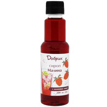 Dobryk Raspberry Syrup 200ml - buy, prices for COSMOS - photo 1