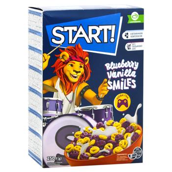 Start Smileys Blueberry and Vanilla Dry Breakfast 250g - buy, prices for - photo 2