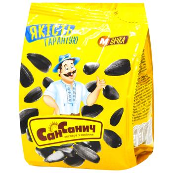 Семена подсолнечника Сан Саныч жареные 100г - купить, цены на КОСМОС - фото 1