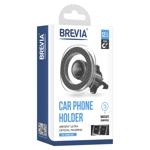 Тримач для телефону автомобільний Brevia AirVent Ultra Сrystal MagRing сумісний з Magsafe для дефлектора 12 магнітів