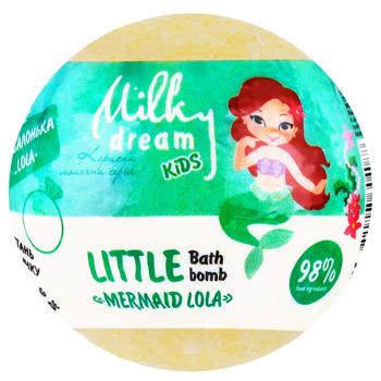 Бомба д/ванн kids русалонька lola Milky Dream 75 г - купити, ціни на NOVUS - фото 1