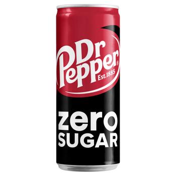 Dr.Pepper Zero Carbonated Drink 0.33l - buy, prices for ULTRAMARKET - photo 1