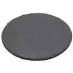 Aro Slate Round Tray 25cm 2pcs