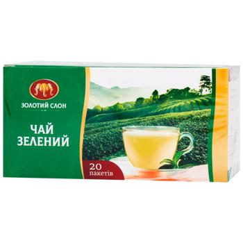 Чай зеленый Золотой Слон 1,3г*25шт - купить, цены на Эпицентр FOOD - фото 1