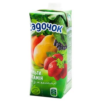 Сок Садочок мультивитаминный с мякотью 0,5л - купить, цены на Идеал - фото 1