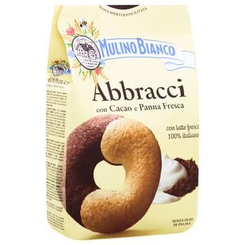 Mulino Bianco Abbracci Cookie with Cocoa and Cream 350g - buy, prices for - photo 2