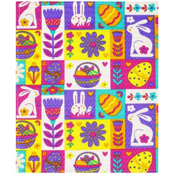 Easter Waffle Towel 30x50cm in assortment - buy, prices for Auchan - photo 2
