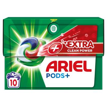 Ariel Pods All-in-1 Extra Clean Powder Washing Capsules 10pcs - buy, prices for Ideal - photo 1