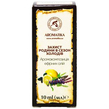 Aromatica Cold Season Family Protection Essential Oils Aromatic Composition 10ml - buy, prices for ULTRAMARKET - photo 4