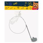 DGT-Pets Feather Teaser Cat Toy with Suction Cup