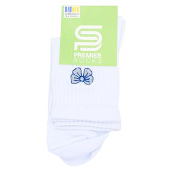 Носки Premier Socks детские высокие с вышивкой р.20-22 белый - купить, цены на ЕКО Маркет - фото 4