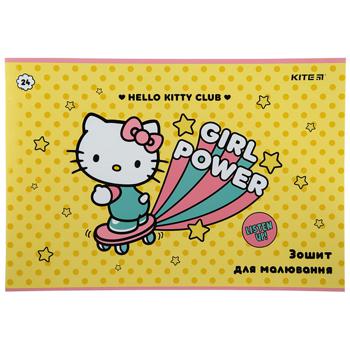 Зошит для малювання Kite Hello Kitty А4 24 аркуші - купити, ціни на - фото 4