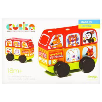 Cubika Levenya Merry Animals Toy Bus 13197 - buy, prices for ULTRAMARKET - photo 2