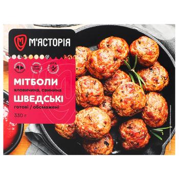 Митболы Мястория Шведские готовые обжаренные 330г - купить, цены на КОСМОС - фото 2