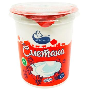 Agromol Sour Cream 20% 325g - buy, prices for Vostorg - photo 1