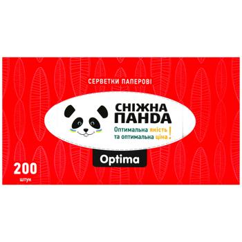 Snow Panda 2-ply Paper Napkins 190x175mm 200pcs - buy, prices for COSMOS - photo 7