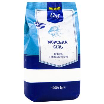 Сіль Metro Chef морська дрібна 1кг - купити, ціни на METRO - фото 2