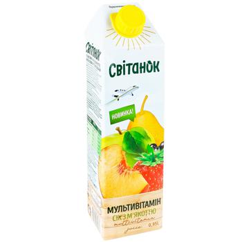 Svitanok Multivitamin Juice with Pulp 0.95l - buy, prices for Auchan - photo 1