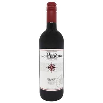 Villa Montecristo Cabernet Veneto Red Dry Wine 12% ​​0.75l