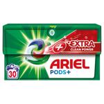 Капсули для прання Ariel Pods Extra + Сила екстраочищення 30шт