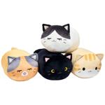 One Two Fun Marshmallow Cat Plush Toy 25cm in assortment