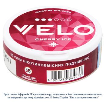 Velo Classic Cherry Ice Tobacco-Free Nicotine Pads 20pcs