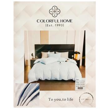 КПБ Colorful Home 200х230/220х240/50х70 2шт жакард/сатин - купить, цены на Cупермаркет "Харьков" - фото 1