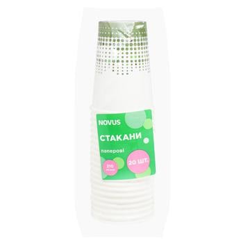 Novus Paper Glass 210ml 20pcs - buy, prices for NOVUS - photo 2