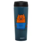 Термокухоль Ardesto Coffee Time Red Cat синій 450мл