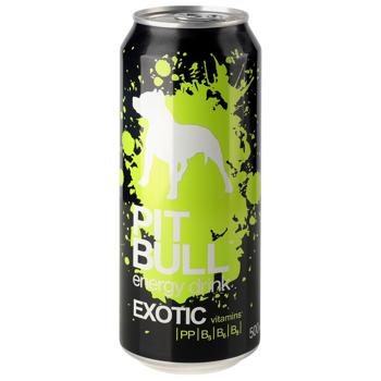 Напиток энергетический Pit Bull Exotic сильногазированный 0,5л - купить, цены на Эпицентр FOOD - фото 2
