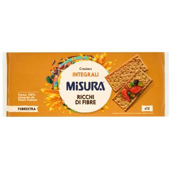 Крекери Misura з цільнозернового борошна 385г