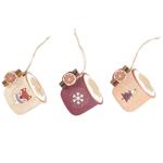 Actuel Cup Christmas Tree Pendant 9cm in assortment