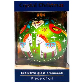 Новорічна куля КОНИК в асортименті 1 шт - купить, цены на WINETIME - фото 5