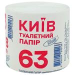 Туалетная бумага Киев 1-слойная 63м