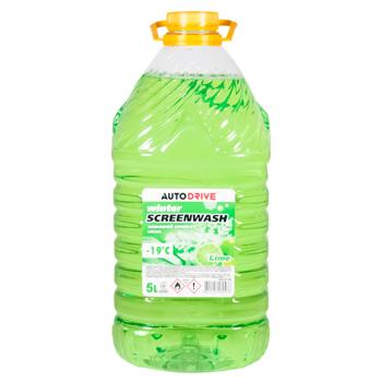 Омивач скла Auto Drive Лайм зимовий -19С 5л - купити, ціни на Чудо Маркет - фото 1