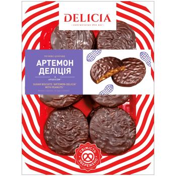 ПЕЧ ЦУКРОВЕ АРТЕМОН ДЕЛІЦІЯ 300Г - купити, ціни на Auchan - фото 1