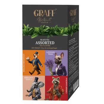Graff Assorted Tea Flavours Black Tea 1.5g*24pcs - buy, prices for Chudo Market - photo 1