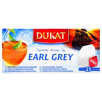 Чай чорний Dukat Earl Grey 1,7г*25шт - купити, ціни на ЕКО Маркет - фото 2