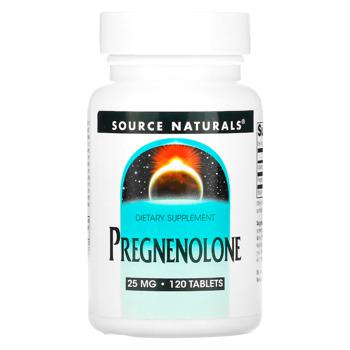 Source Naturals Pregnenolone 25mg 120 tablets - buy, prices for - photo 1