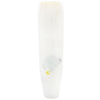Auchan White Disposable Paper Cup 175ml 50pcs