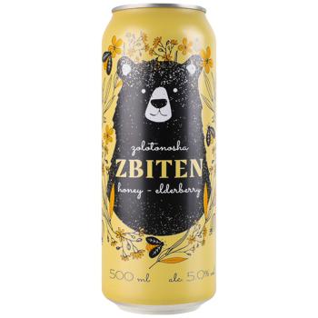 Zbiten Apple-Elderberry-Honey Fermented Drink 5% 0.5l