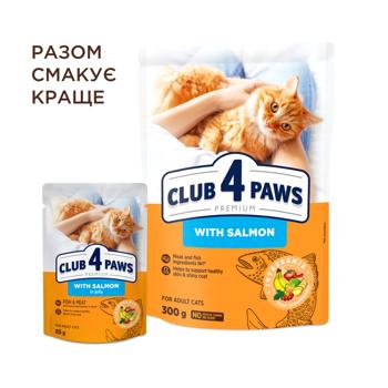 Корм вологий Клуб 4 Лапи з лососем для котів 85г - купити, ціни на - фото 6