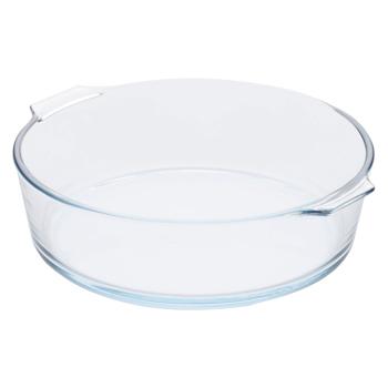 Guardini Vetro Borosilicato Round Baking Dish with Handles 21cm