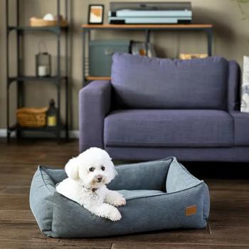 Noble Pet Albert Velvet лежак для собак 90х60 см - сірий - купити, ціни на MasterZoo - фото 4