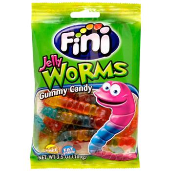 Цукерки Fini Jelly Worms желейні 90г - купити, ціни на Епіцентр FOOD - фото 1