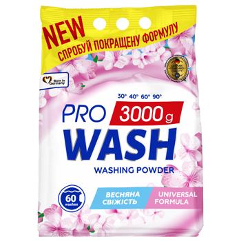 Стиральный порошок ProWash Весенняя свежесть универсальный 3кг