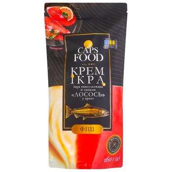 Caps Food Caviar Cream Encapsulated Salmon-Flavored Caviar in Fish Cream 160g - buy, prices for COSMOS - photo 1