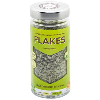 Flakes Inactive Yeast Flakes with Spirulina 80g - buy, prices for WINETIME - photo 1