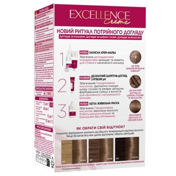 Краска для волос L'oreal Excellence 7.1 Русый пепельный - купить, цены на Таврия В - фото 2